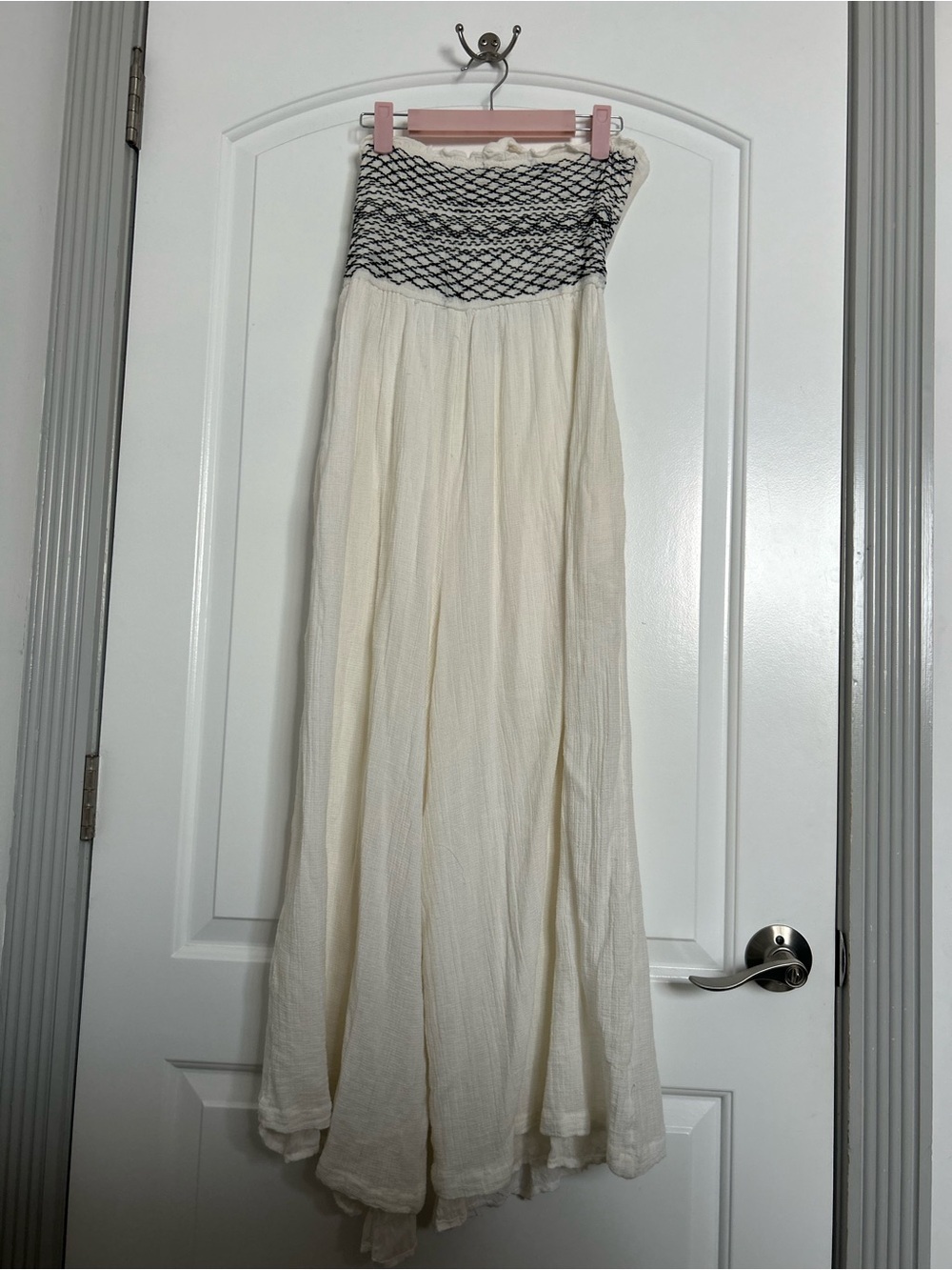 Free People Carmen Covertible Wide Leg Jumpsuit Size S Boho Beach Chic Flowy - Picture 3 of 15